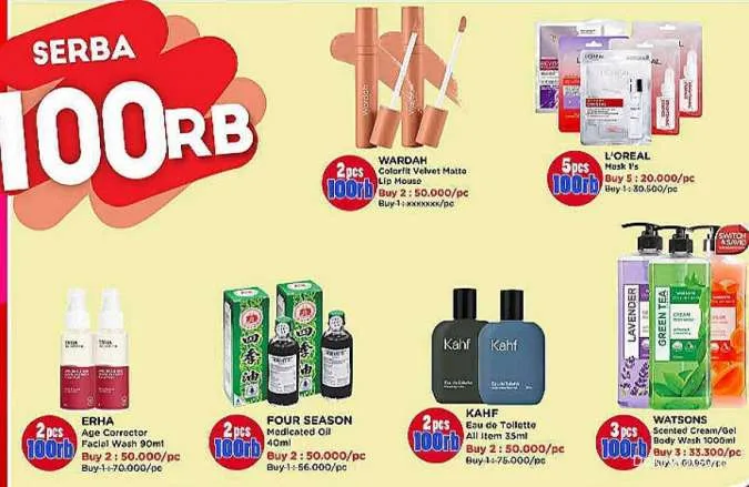 Promo Watsons Periode 6-9 Oktober 2022