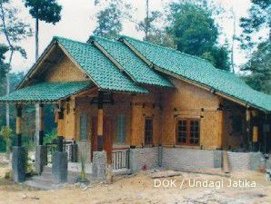 Rumah bambu si rumah tahan gempa dan alami