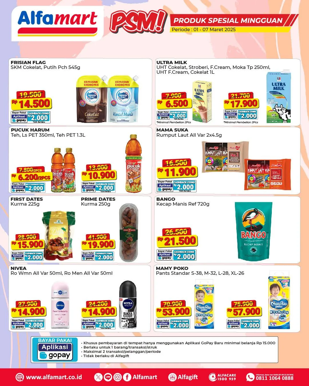 Promo PSM Alfamart Periode 1-7 Maret 2025