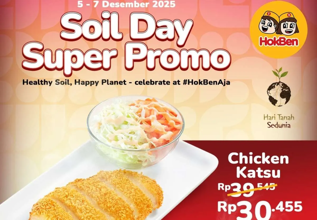 Promo HokBen Hari Tanah Sedunia, Berakhir Hari Ini 7 Desember 2025