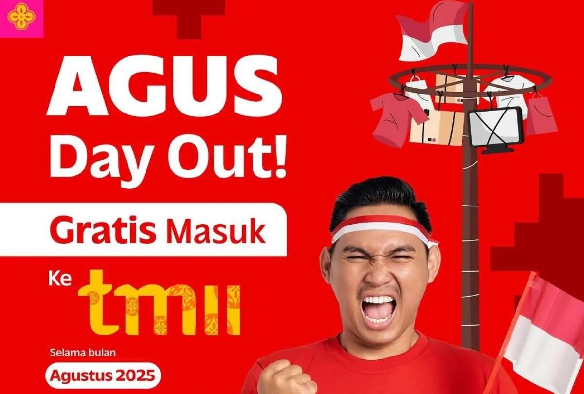 Cuti Bersama 18 Agustus 2025: Nama Agus Gratis Masuk TMII Hari Ini