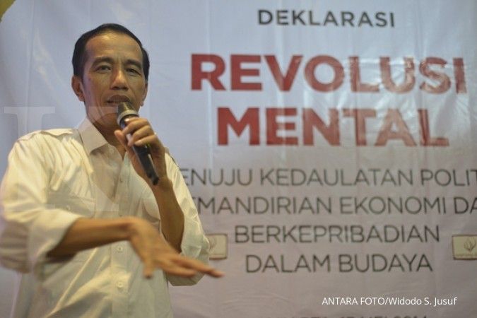 Rayakan kemenangan, relawan Jokowi aksi selebrasi 