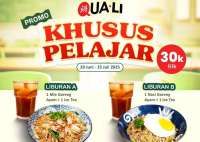 Promo Quali Khusus Pelajar Jogja sampai 25 Juli, 4 Paket Spesial Serba Rp 30.000
