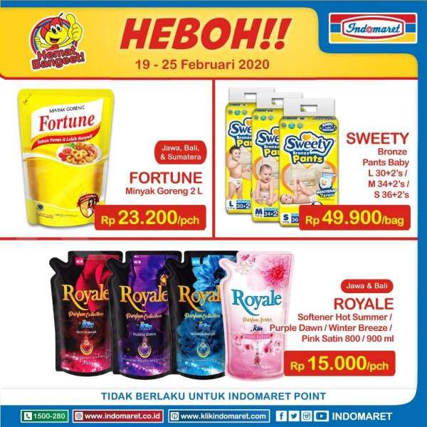 Promo Indomaret Harga Heboh, Terbaru! (19-25 Feb 2020)