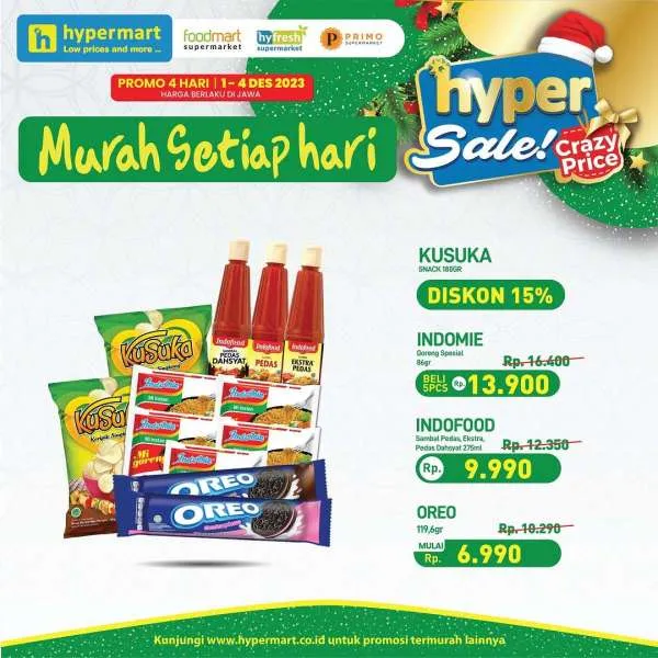 Promo JSM Hypermart Hyper Diskon Weekend Periode 1-4 Desember 2023