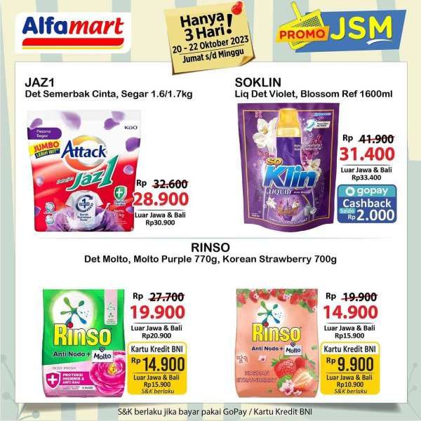 Katalog Promo JSM Alfamart Terbaru 20-22 Oktober 2023