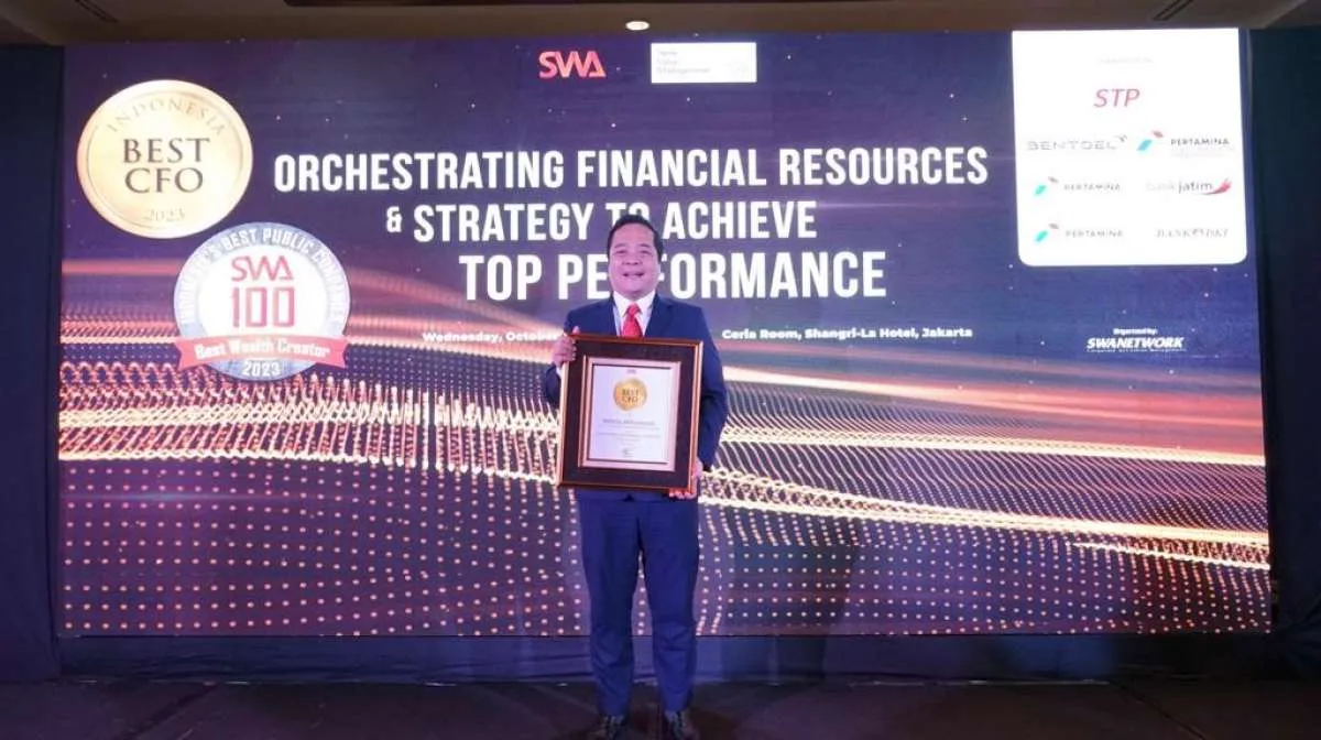 Direktur Keuangan Pertamina Geothermal Energy Raih Penghargaan Indonesia Best CFO2023