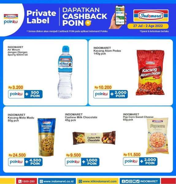 Belanja dengan lebih terjangkau di promo Indomaret super hemat mingguan terbaru pada bulan Juli tahun 2022 ini. 
