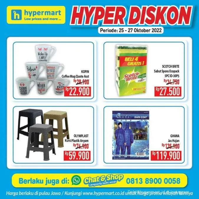 Promo Hypermart Mulai 25-27 Oktober 2022