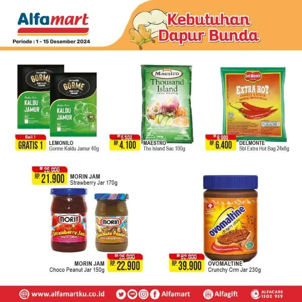 Promo Alfamart Kebutuhan Dapur Periode 1-15 Desember 2024