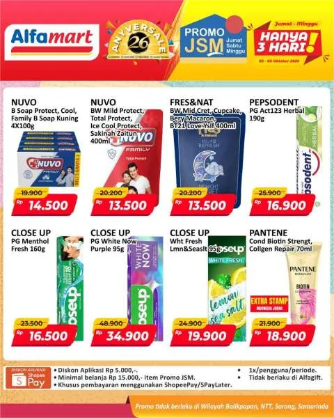 Promo JSM Alfamart Periode 3-5 Oktober 2025