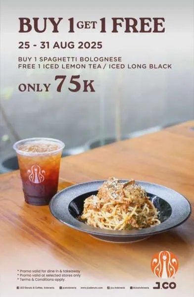 Promo JCO Buy 1 Get 1 Free 25-31 Agustus