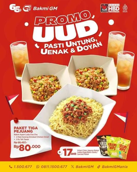 Promo Bakmi GM UUD Paket Tiga