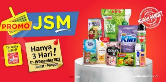 Promo JSM Alfamart 17-19 Desember 2021, Harga Lebih Murah di Sepanjang Akhir Pekan
