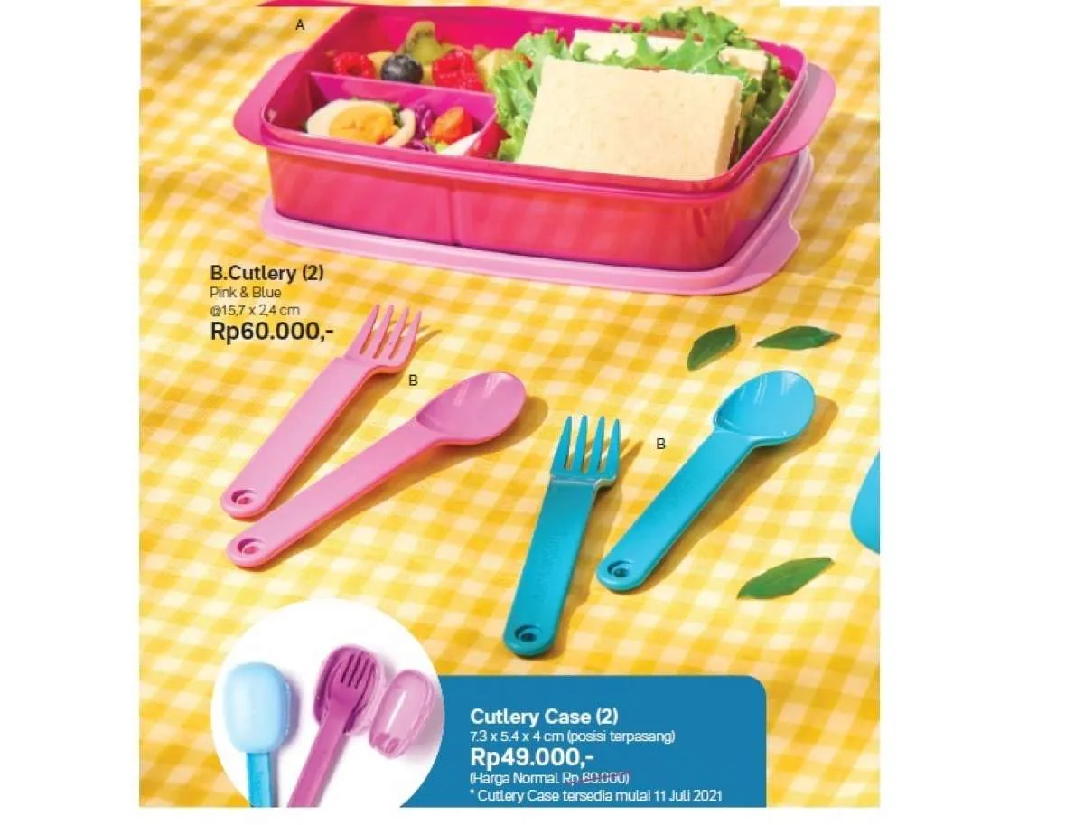 Deretan produk bekal makanan dengan diskon dari promo Tupperware Juli 2021 