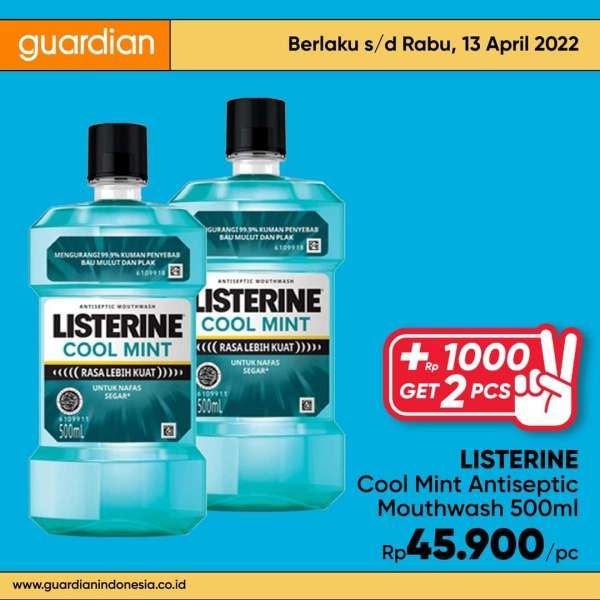 Nikmati Promo Guardian Hari Ini (13/4), Tambah Rp 1.000 Bisa Dapat 2 Produk!