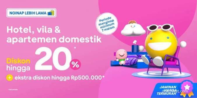 Promo Tiket.com Hotel, Vila, dan Apartemen Domestik dengan Diskon hingga 20%