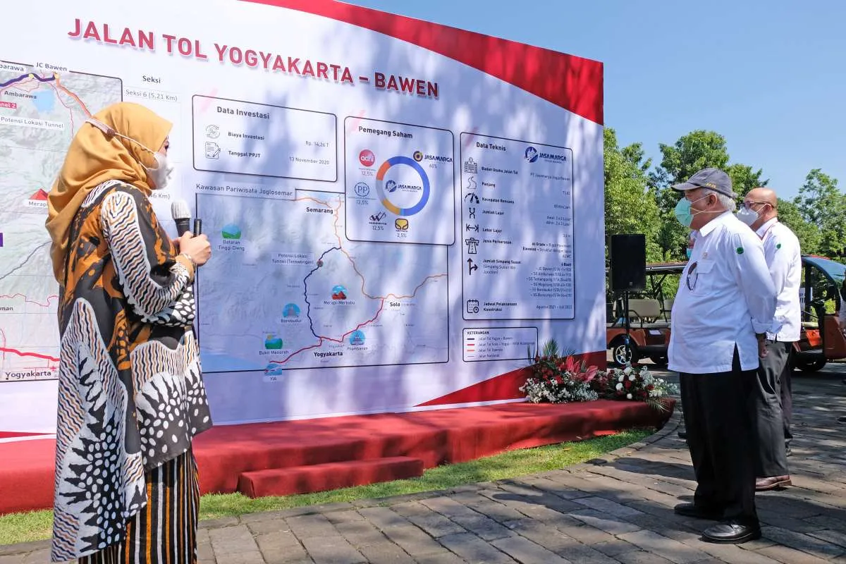 Agustus 2021, proses konstruksi pembangunan jalan tol Yogyakarta-Bawen dimulai 