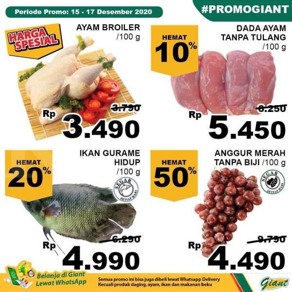 Promo Giant weekday 15-17 Desember 2020 