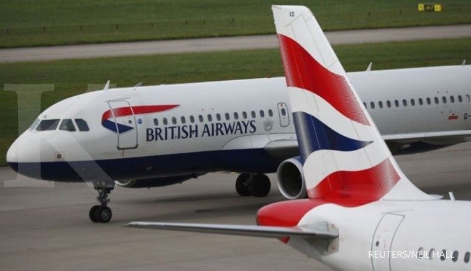 Akibat pilot mogok kerja, sebanyak 1.700 penerbangan British Airways terganggu