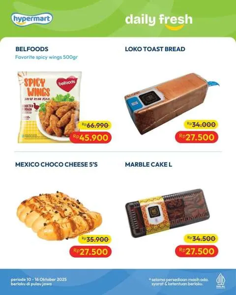 Promo JSM Hypermart Weekend Periode 10-13 Oktober 2025