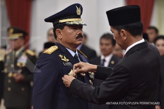 Jokowi resmi melantik Panglima TNI baru