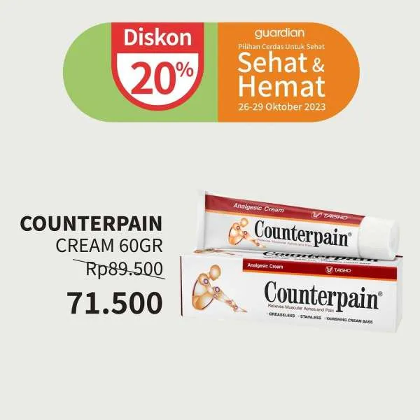 Promo Guardian Sehat & Hemat Hanya 4 Hari Periode 26-29 Oktober 2023