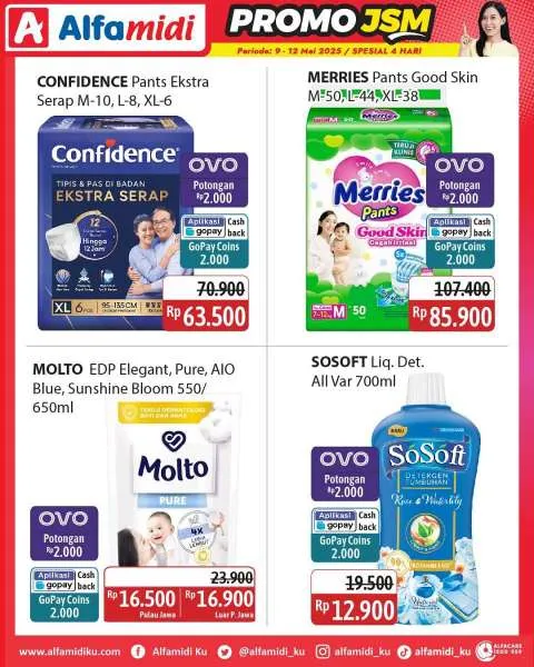 Promo JSM Alfamidi Hanya 4 Hari Periode 9-12 Mei 2025