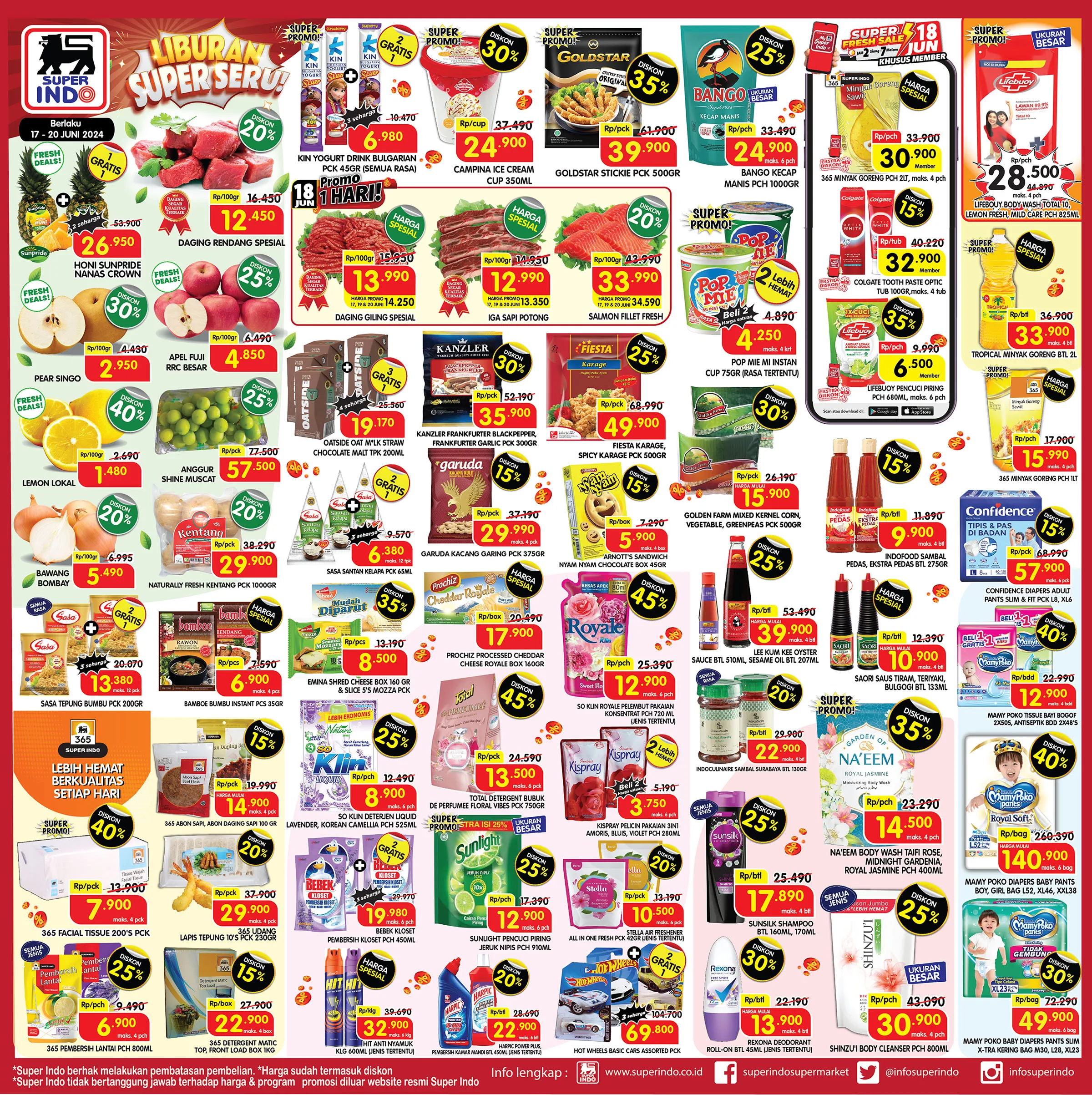 Promo Superindo Weekday Periode 17-20 Juni 2024
