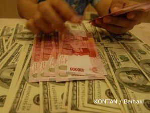 Rupiah menguat, rasio utang terhadap PDB turun