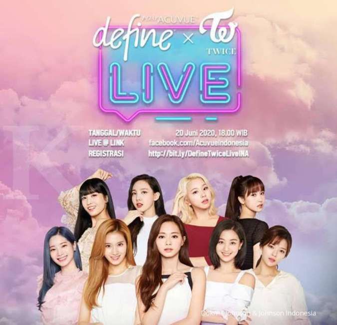 Acuvue Berkolaborasi dengan Twice dan Hadirkan Define X Twice Live!