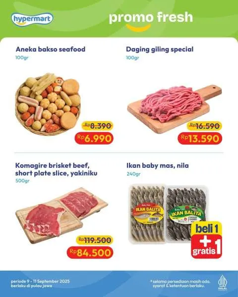 Promo Hypermart Hyper Diskon Weekday Periode 9-11 September 2025