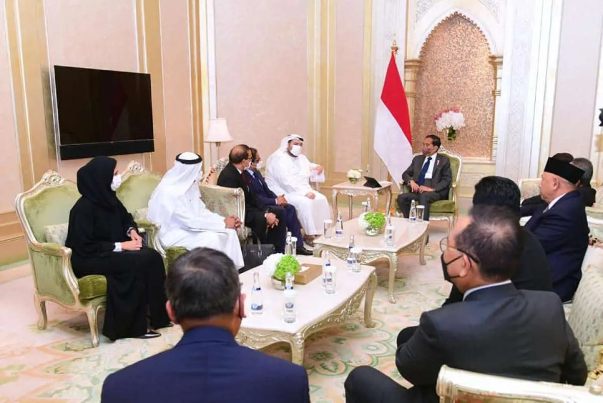 Bertemu Pengusaha Persatuan Emirat Arab (PEA), Jokowi Bahas 4 Poin Ini