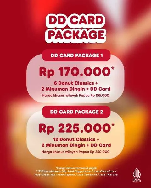 Promo Dunkin DD Card Package Diperpanjang sampai 31 Oktober