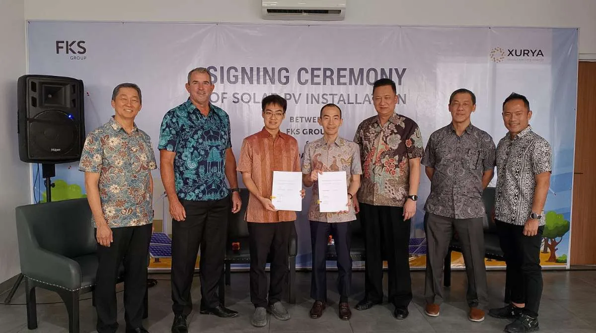 Gandeng Xurya, FKS Grup Pasang Panel Surya Dengan Total Kapasitas 10 Megawatt