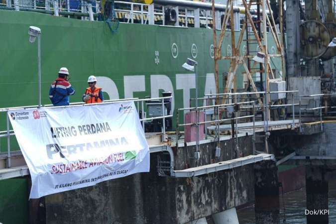 Kilang Pertamina Internasional Lifting Perdana Bioavtur dari Minyak Jelantah