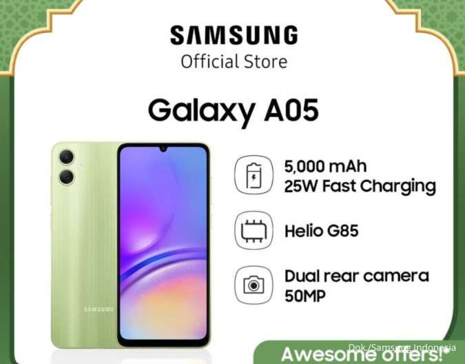 Samsung A05: Harga dan Spesifikasi, Update Mei 2024
