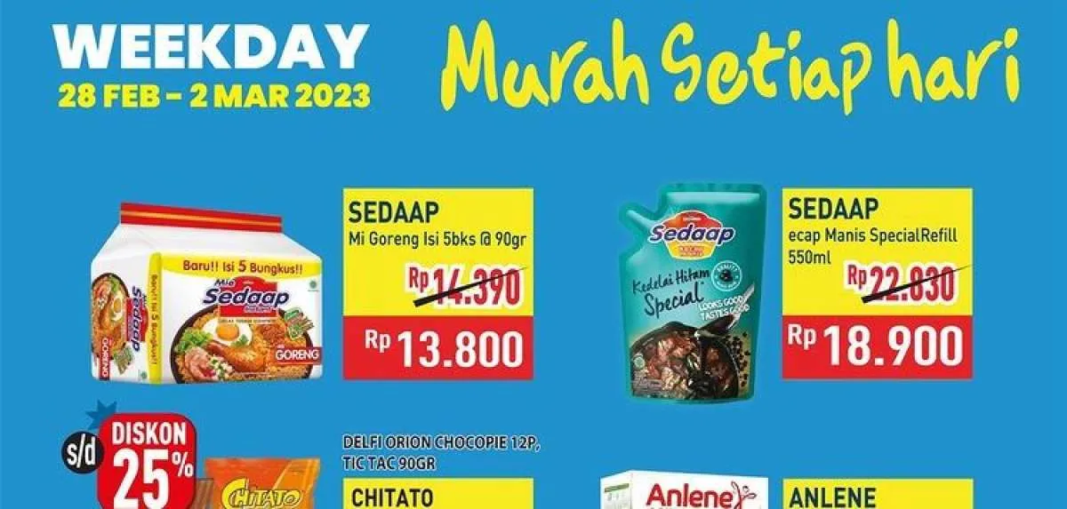 Promo Hyper Diskon Weekday 3 Hari, Ini Katalog Promo Hypermart Terbaru 1 Maret 2023