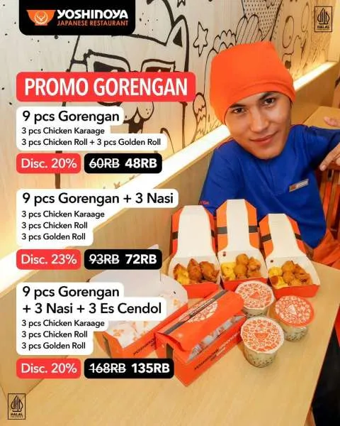 Promo Yoshinoya Gorengan