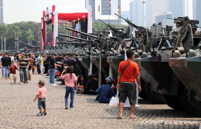 Masyarakat Bisa Naik Tank hingga Nonton Konser HUT TNI ke-79 di Monas Hari Ini 