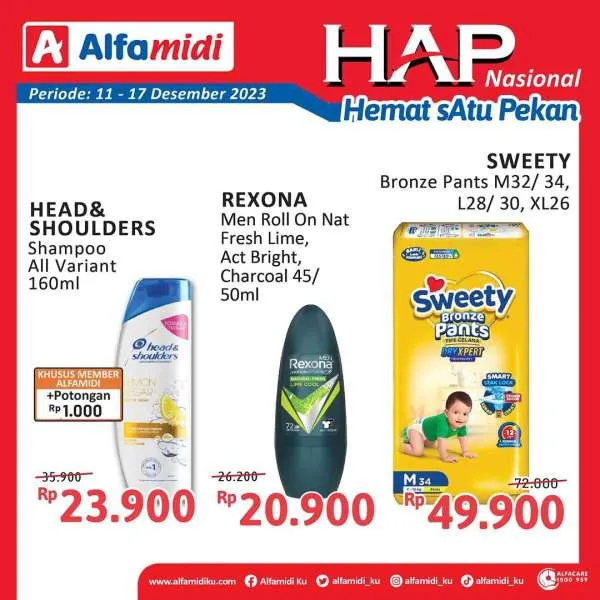 Promo Alfamidi Hemat Satu Pekan Periode 11-17 Desember 2023