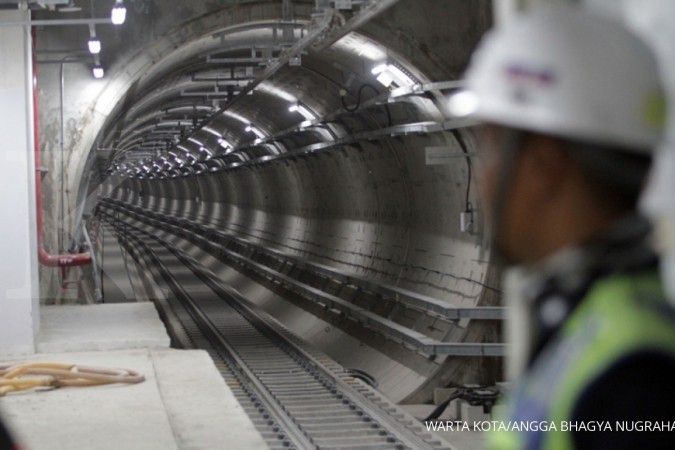 Akhir November, konstruksi MRT Jakarta sudah mencapai 97,57%