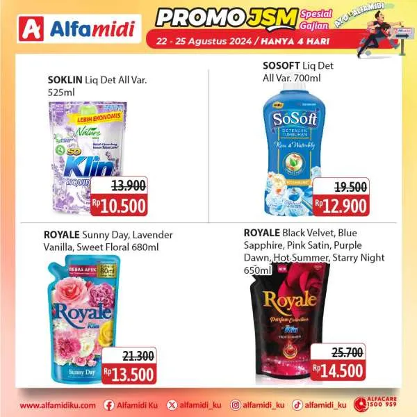 Promo JSM Alfamidi Spesial Gajian Periode 22-25 Agustus 2024