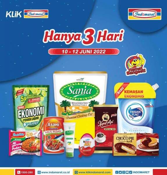 Katalog Promo Indomaret Hanya 3 Hari Periode 10-12 Juni 2022