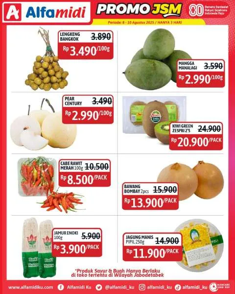 Promo JSM Alfamidi Periode 8-10 Agustus 2025