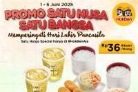 Promo HokBen Spesial Hari Lahir Pancasila Juni 2025, Makan Berdua Lebih Murah