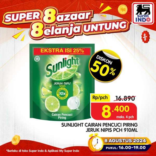 Promo 8.8 Superindo 8 Agustus 2024