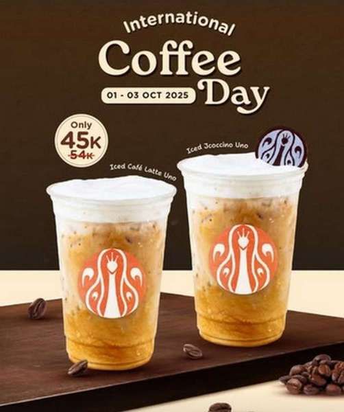 Promo Hari Kopi Sedunia 2025 di J.CO