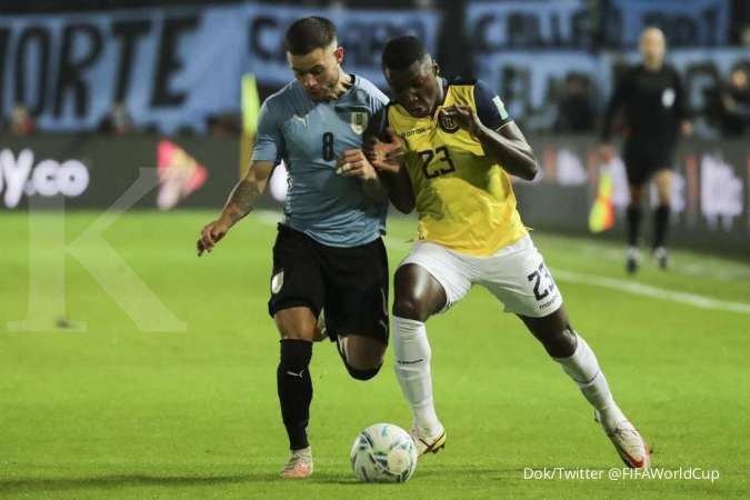 Hasil kualifikasi Piala Dunia 2022 Uruguay vs Ekuador