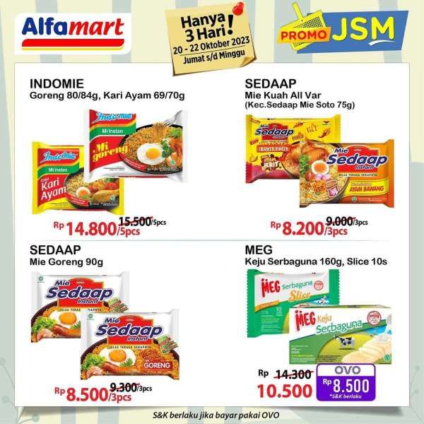 Katalog Promo JSM Alfamart Terbaru 20-22 Oktober 2023